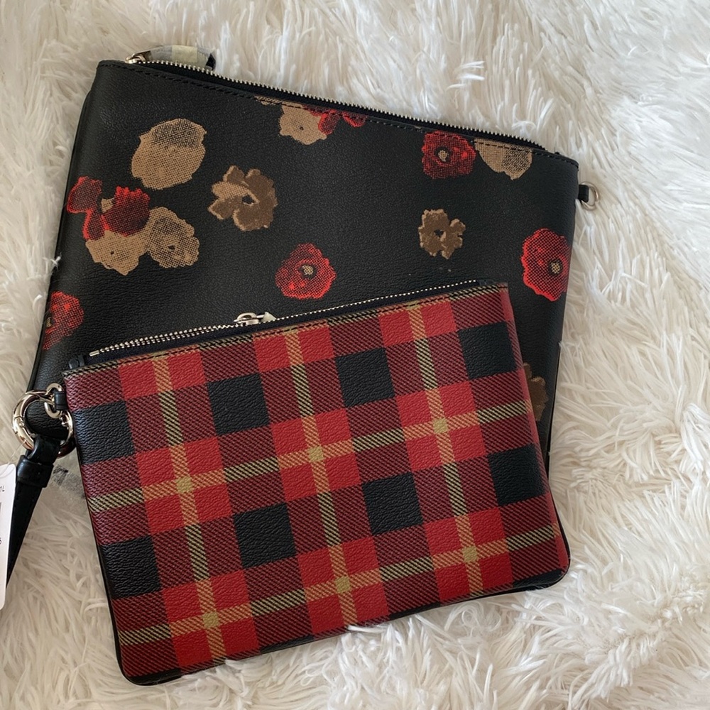 COACH POUCH TRIO IN COATED CANVAS